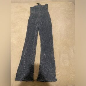 Wild fable women’s jumpsuit medium blue